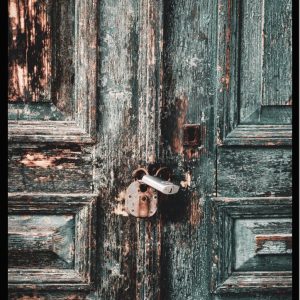 Poster Door with hanger