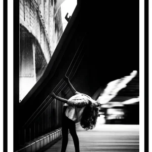 Poster woman dancing