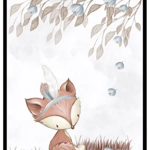 Barntavla - Tree & fox