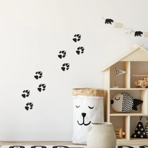 Väggdekor tassar hund