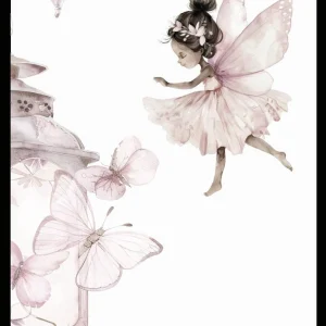 Poster Fairy & lantern