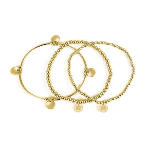 Capri 3-Pack Bracelet Gold