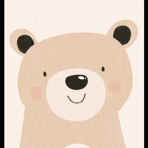Barntavla  - smiling bear