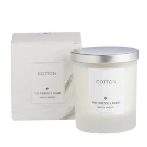 Doftljus Cotton Frostat Glas 165g