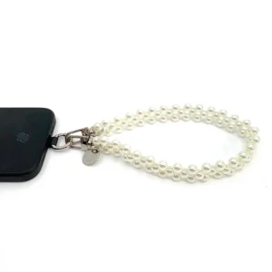 Mobilarmband Holly Deco Wristlet Pearl Silver
