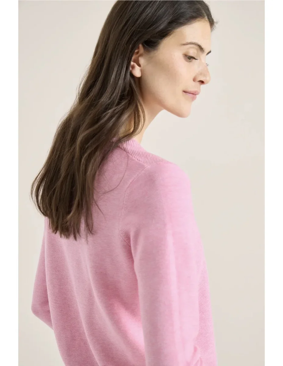 Tos_structured V-Neck - Bild 3