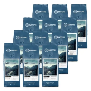 Kaffepro Nordic Dusk - Kaffepaket: 12 x 500g Kaffebönor