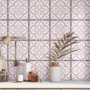Kakeldekor marockansk 2 rosa