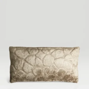 Kudde giraffmönster - beige 60x30cm